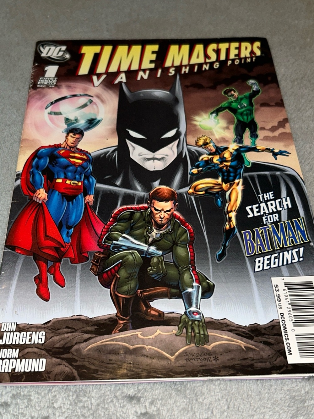 Time Master: Vanishing Point #1, Dan Jurgens, 2010, DC Comics